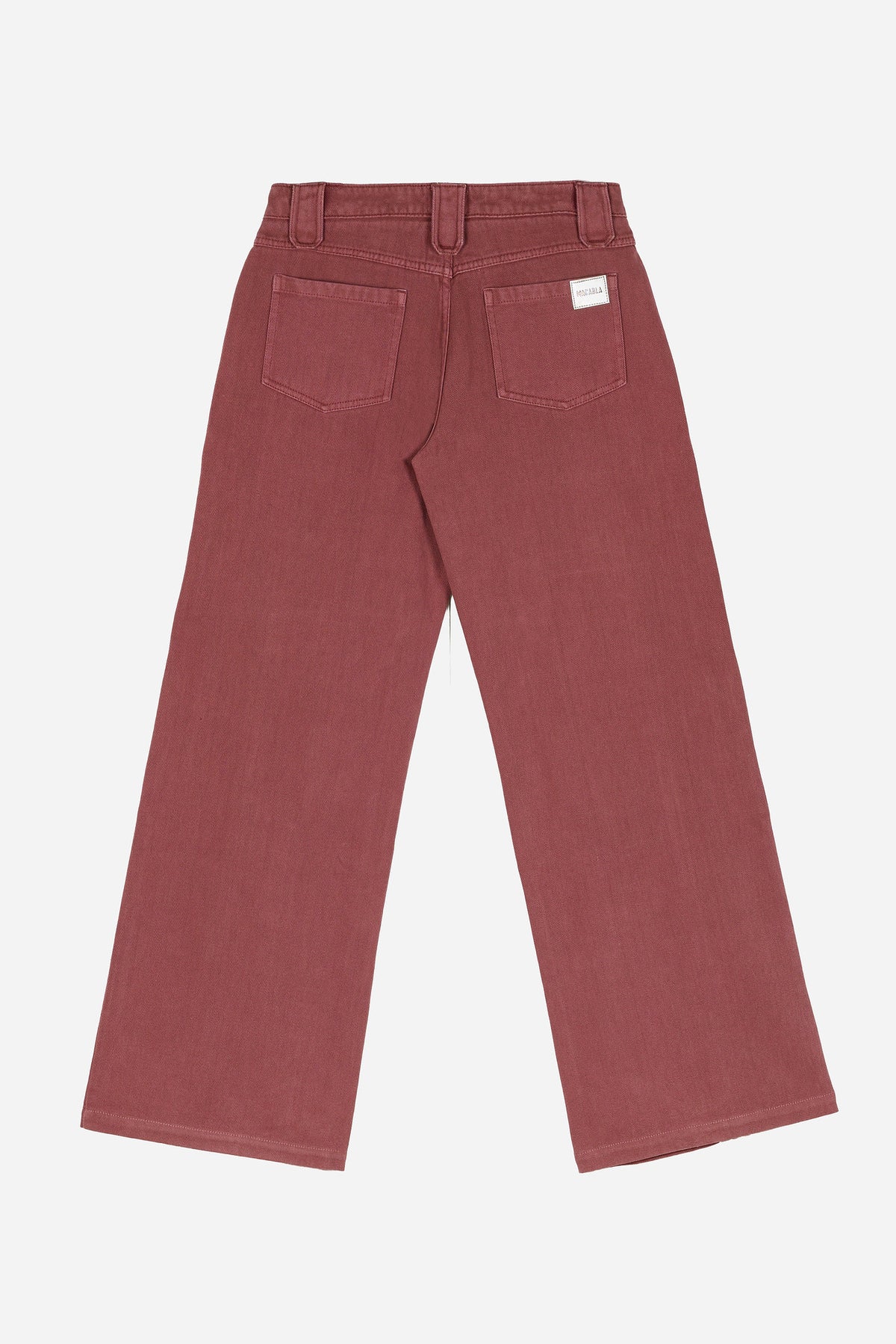 Aubergine Straight Trousers