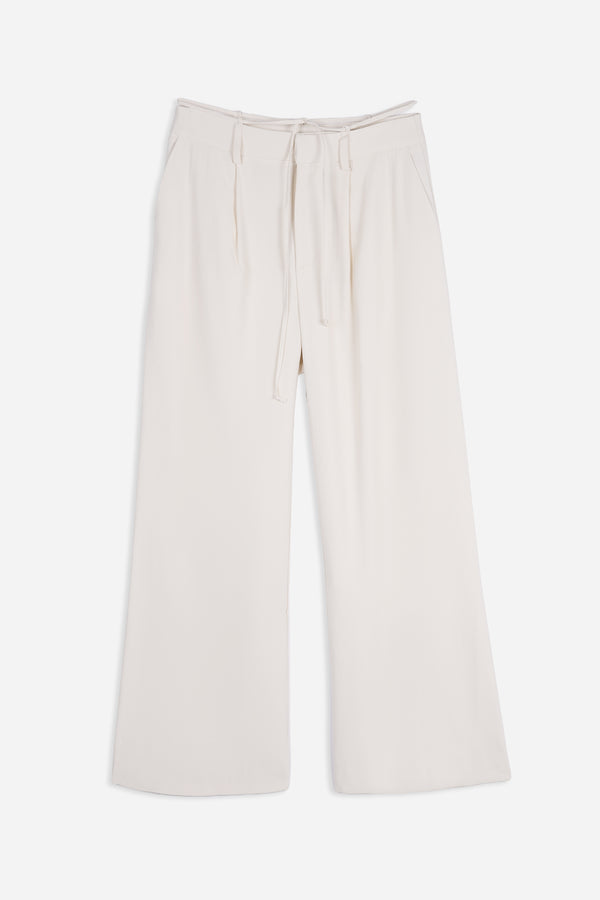 Pantalón Largo Tencel Crudo