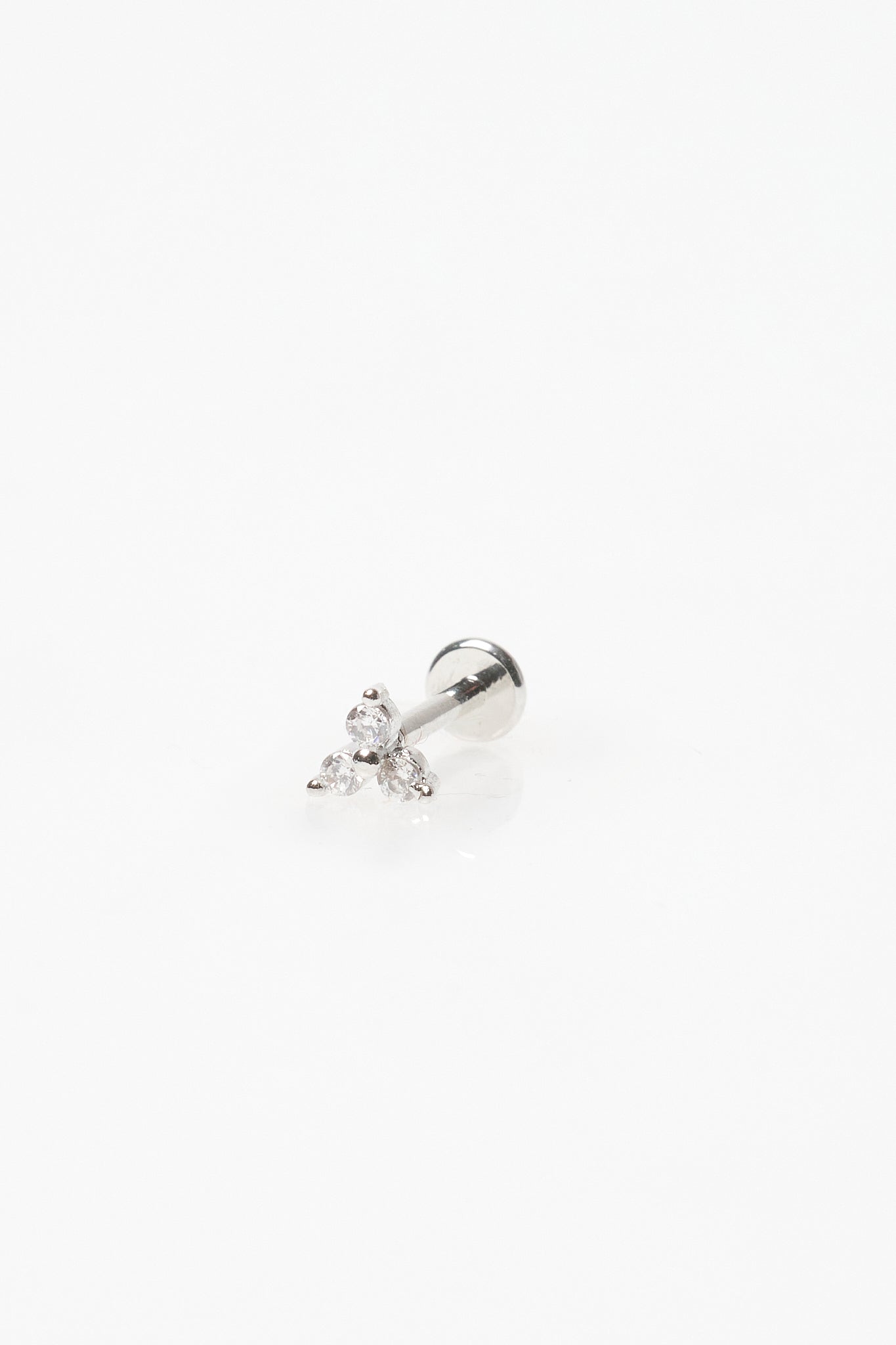 Boucle d'oreille Mini Triple Zircon