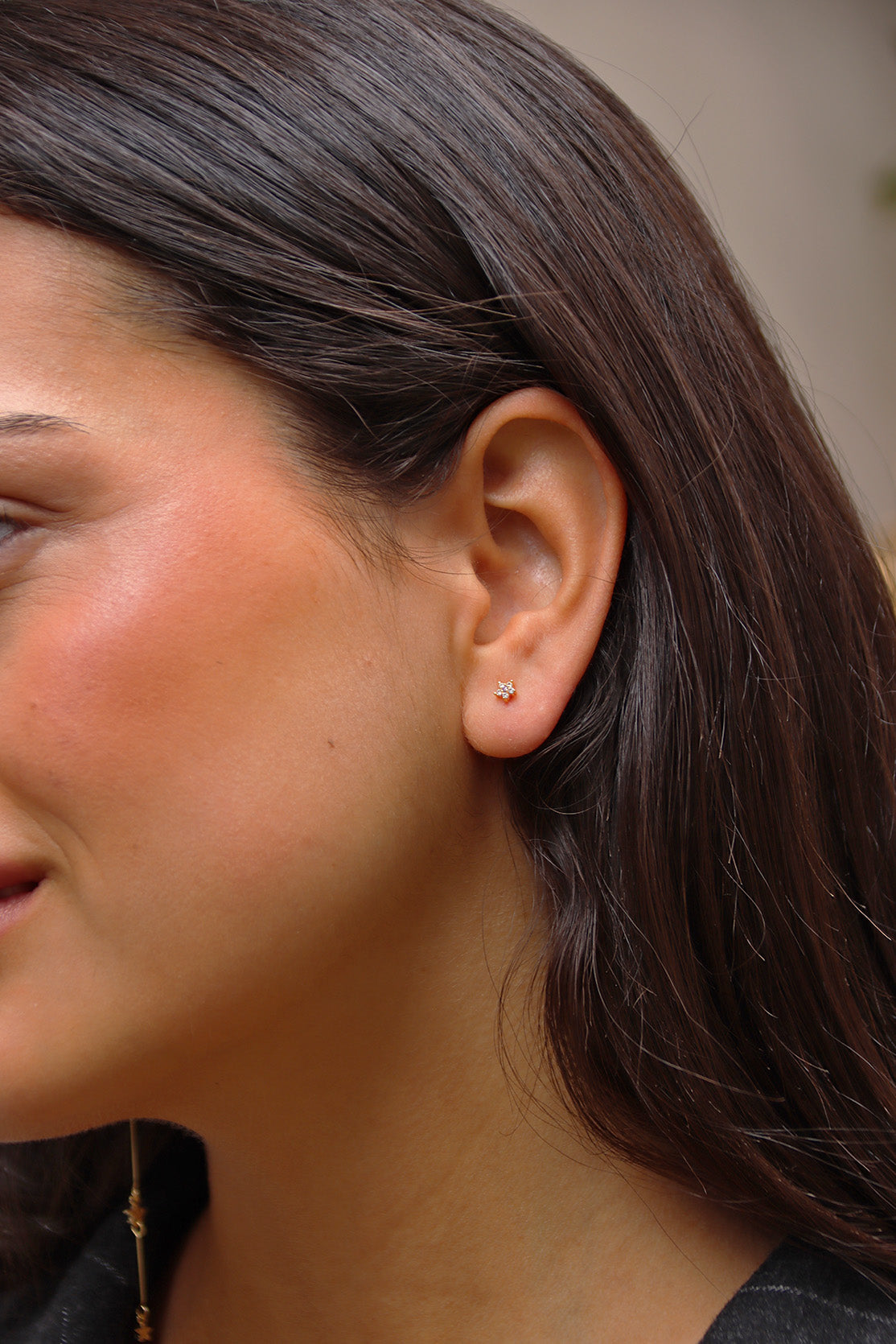 Lilac Flower Detachable Earring