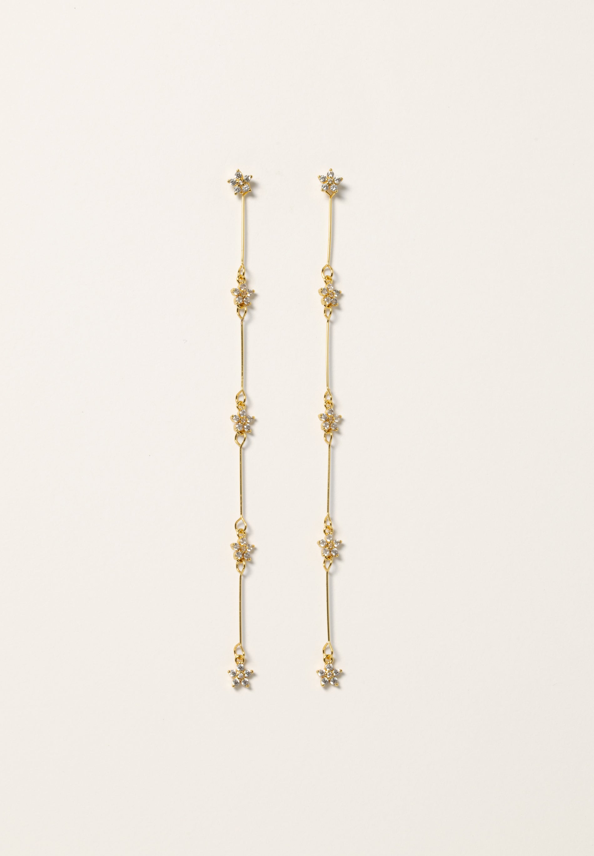 Pendientes Desmontables Flores Par