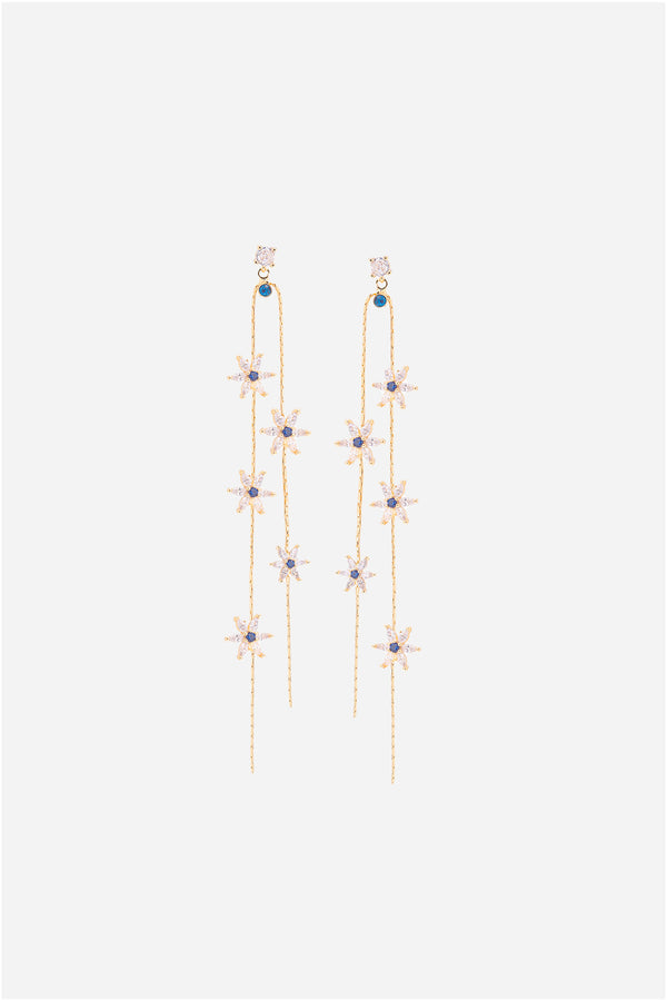 Pendientes Flores Azules