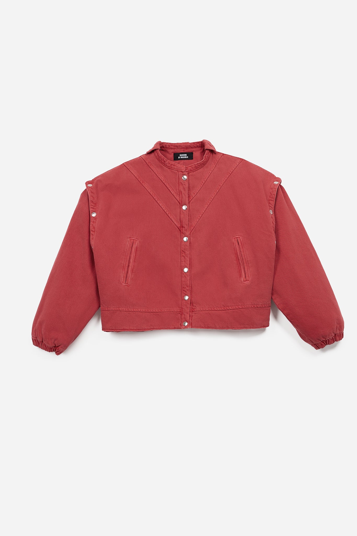 Red Detachable Bomber