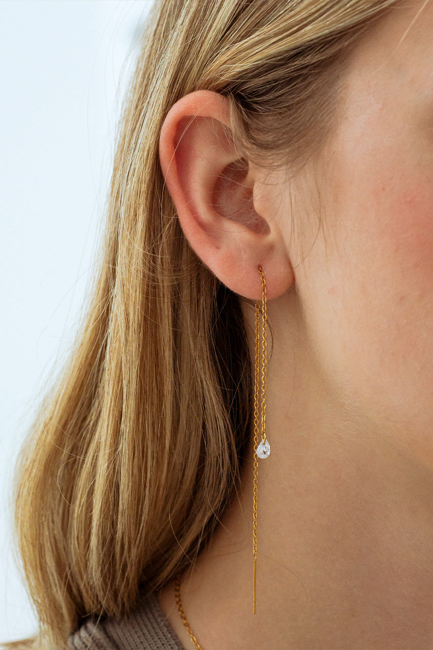 Pendiente Basic Cadena Circon (Unidad)