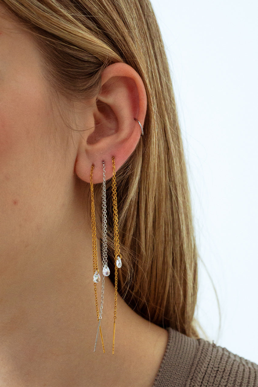 Pendiente Basic Cadena Circon (Unidad)