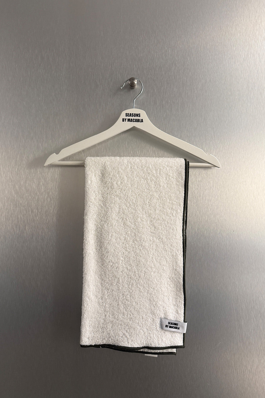 Serviette de lavabo côtelée