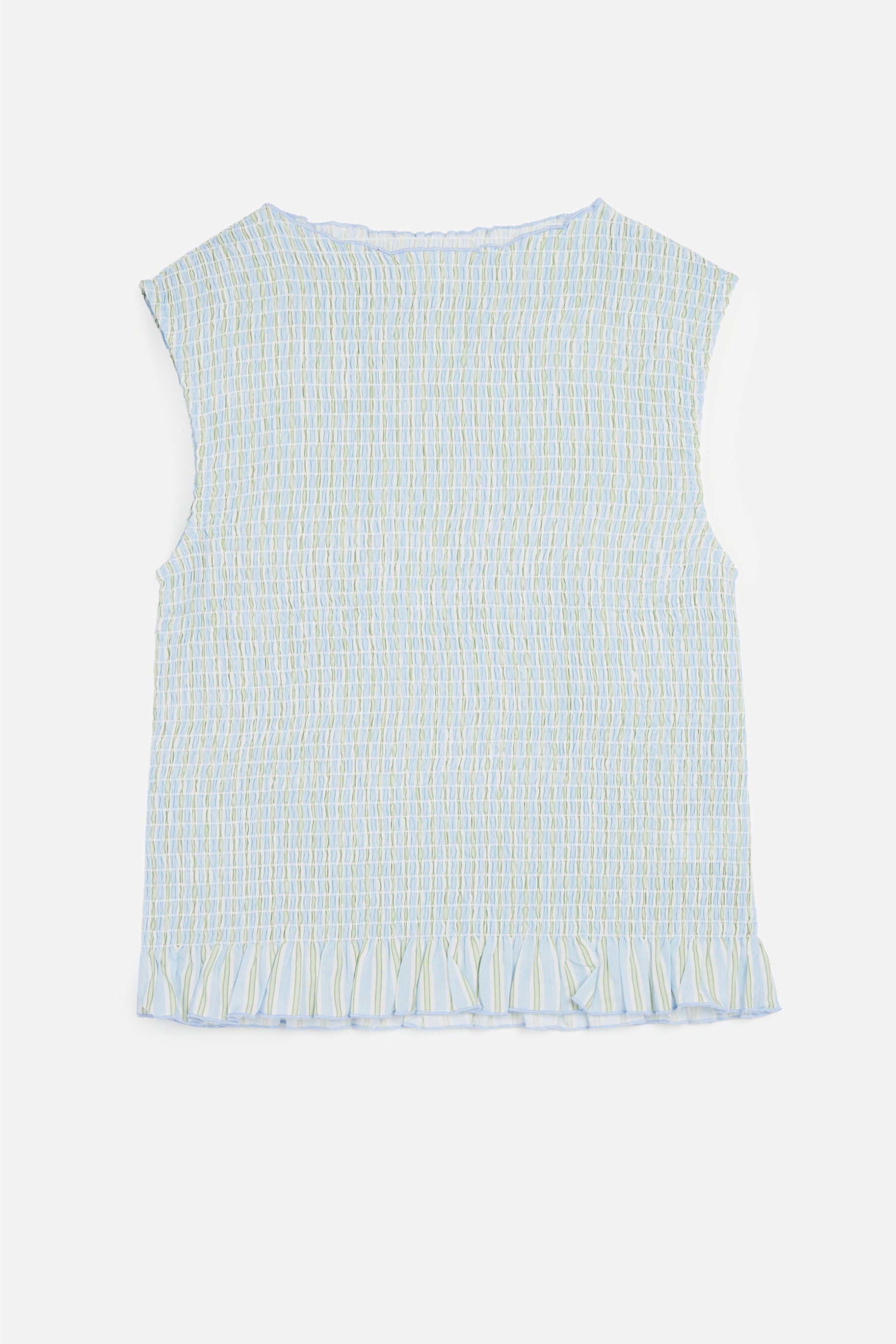 Top Pijama Rayas Azul