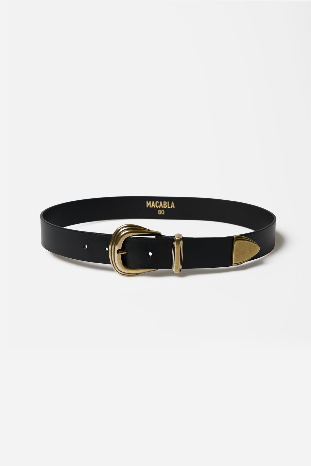 Black Cowboy Belt