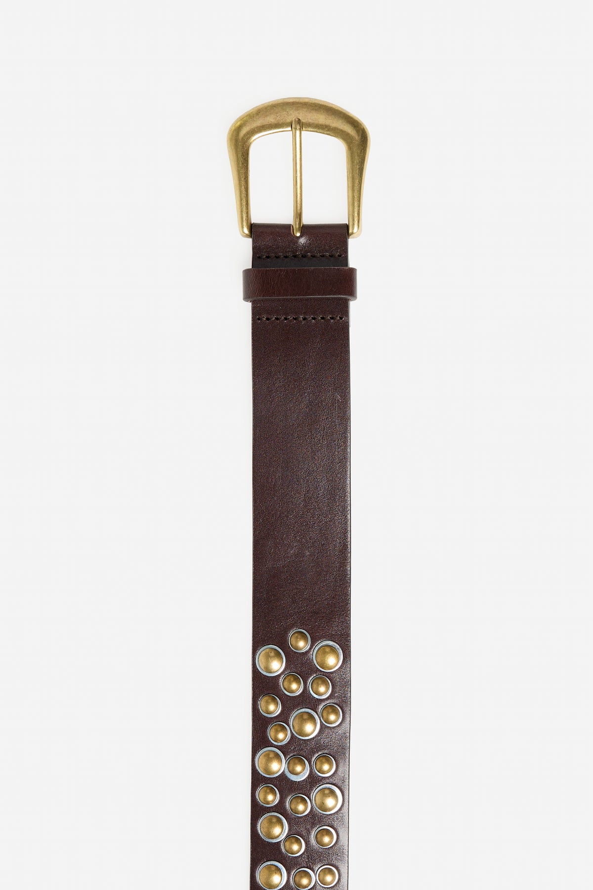 Brown Studded Belt