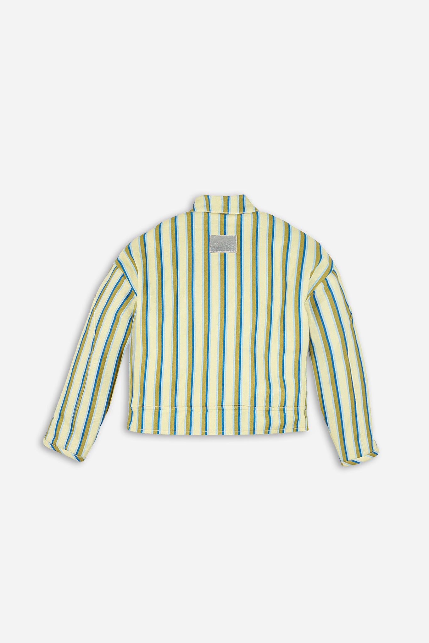 Bomber Yellow Stripe Print