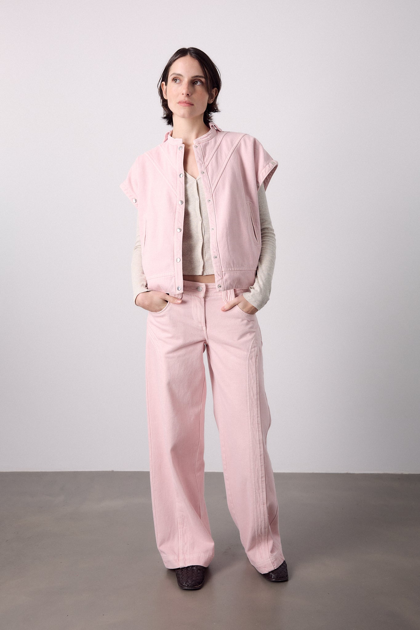 Pantalon Rose Droit