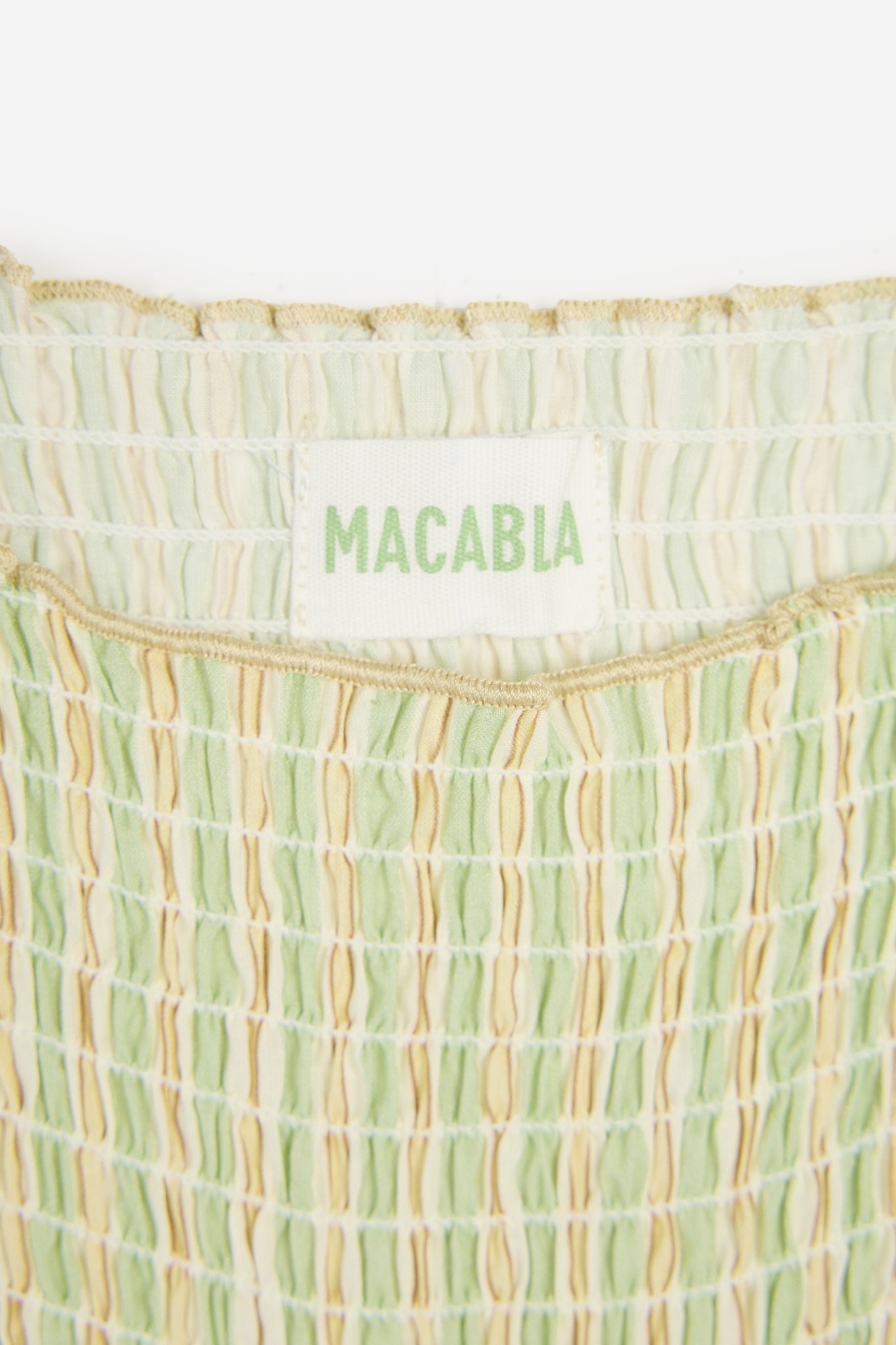 Haut de pyjama Rayures Vertes