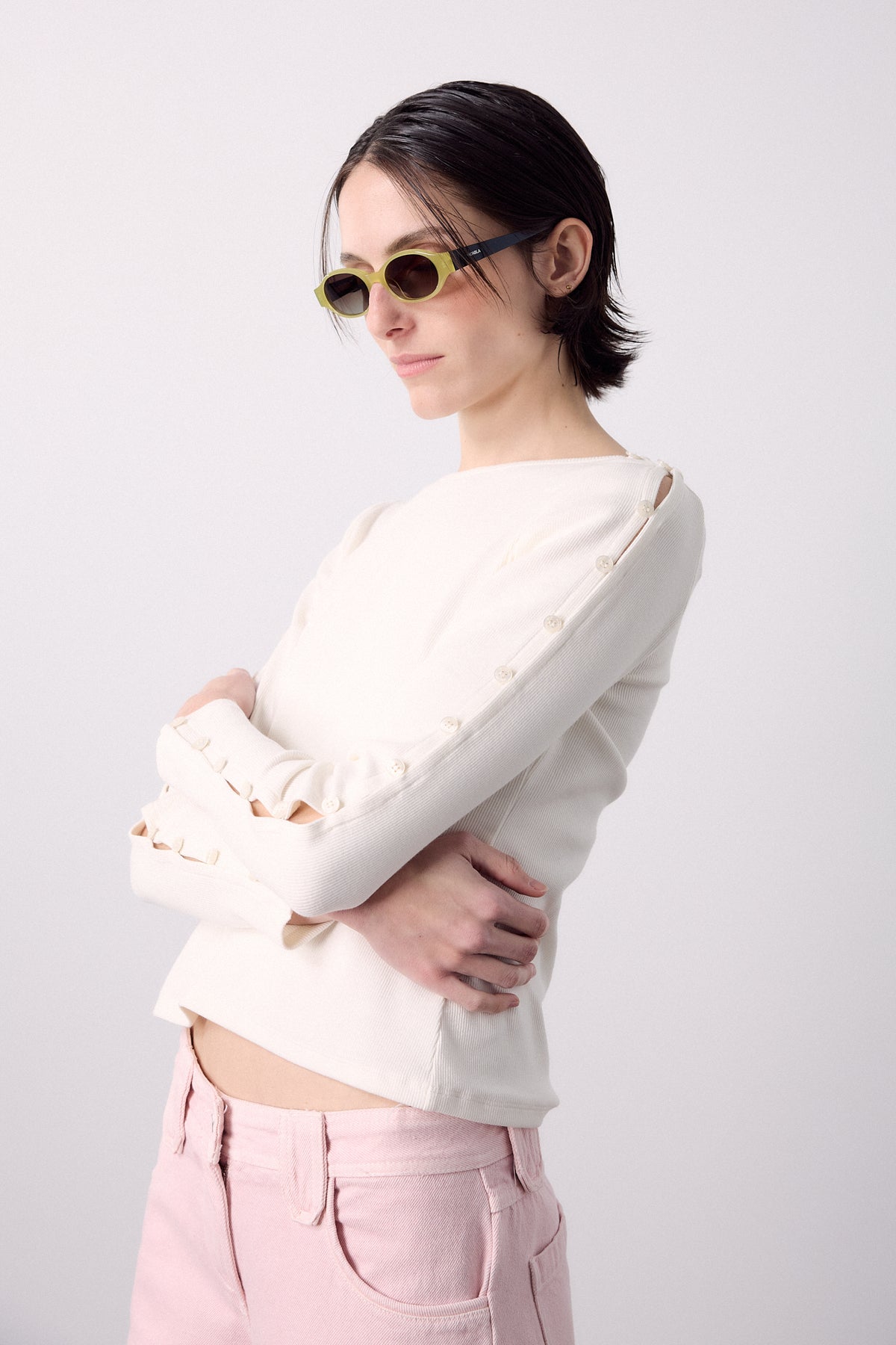 Chemise blanche à boutons