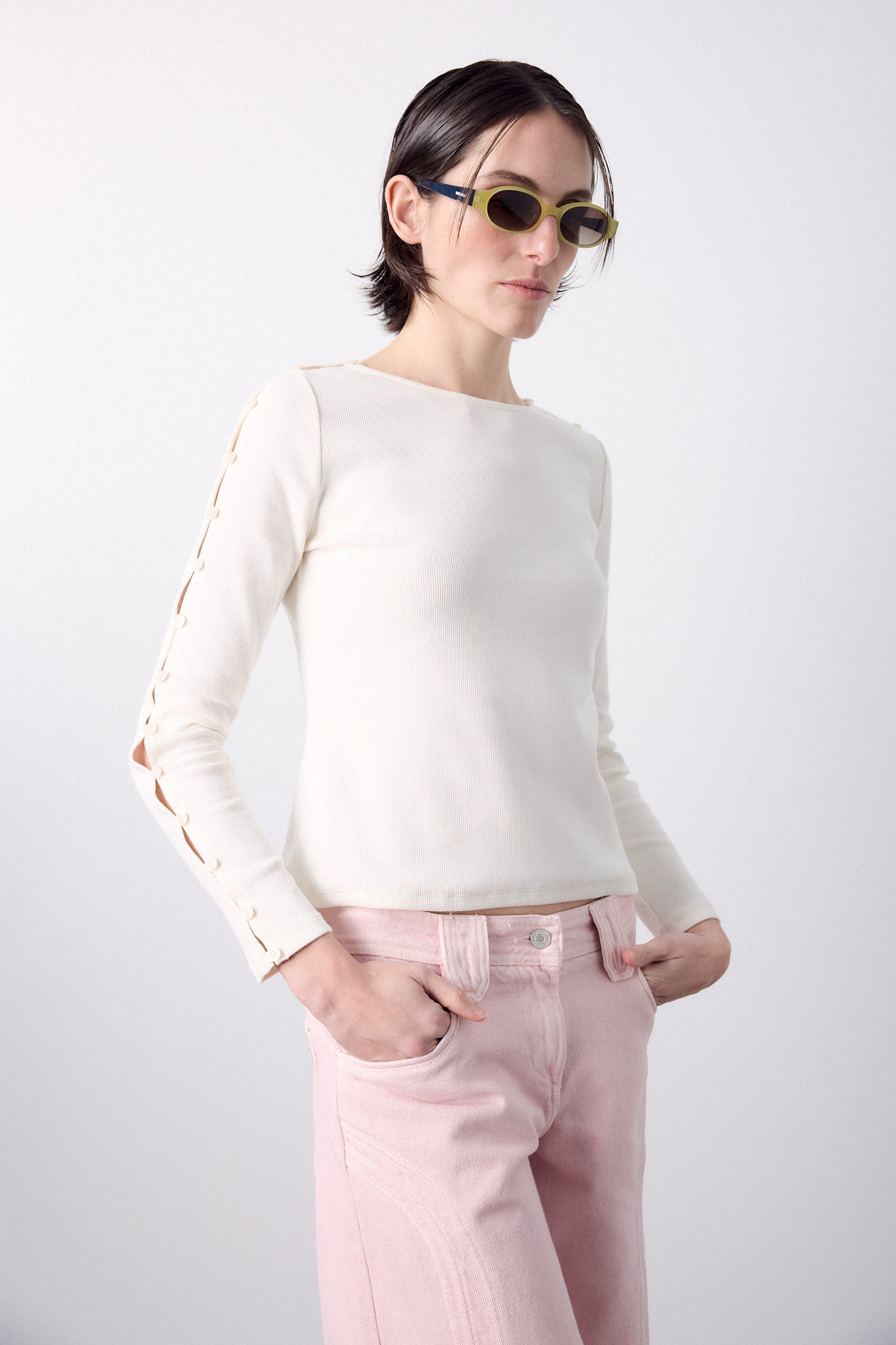 Chemise blanche à boutons