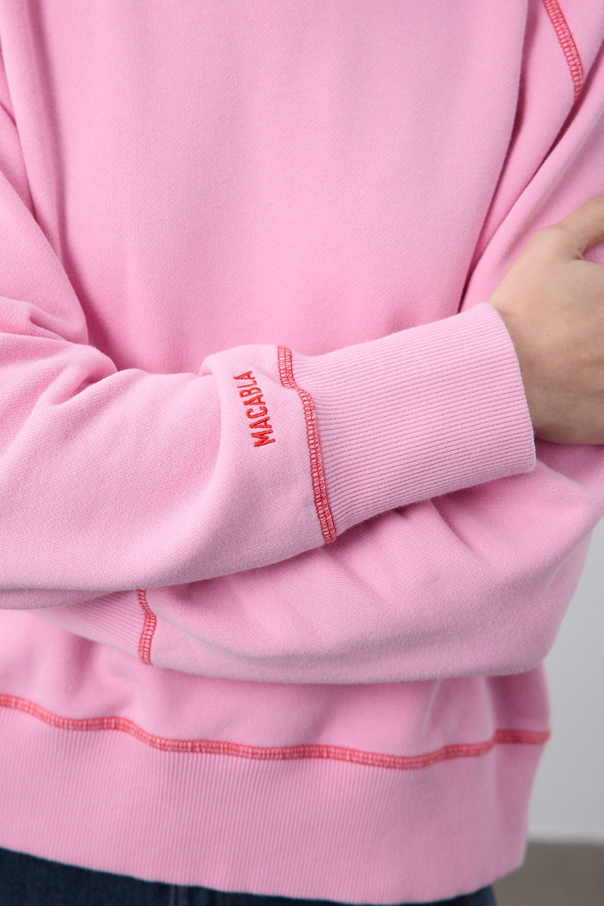 Sudadera Capucha Rosa