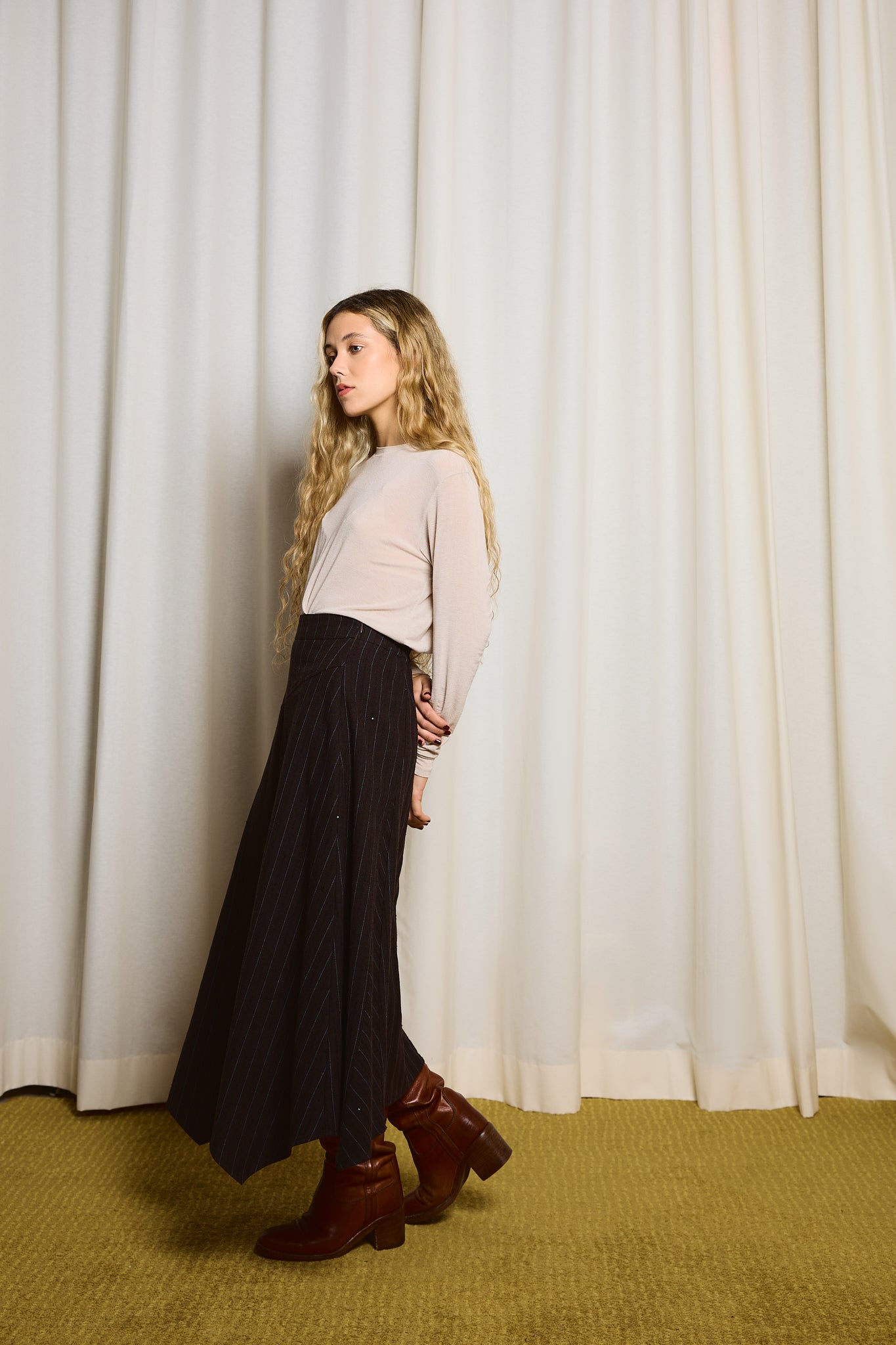 Jupe à Rayures Brillantes