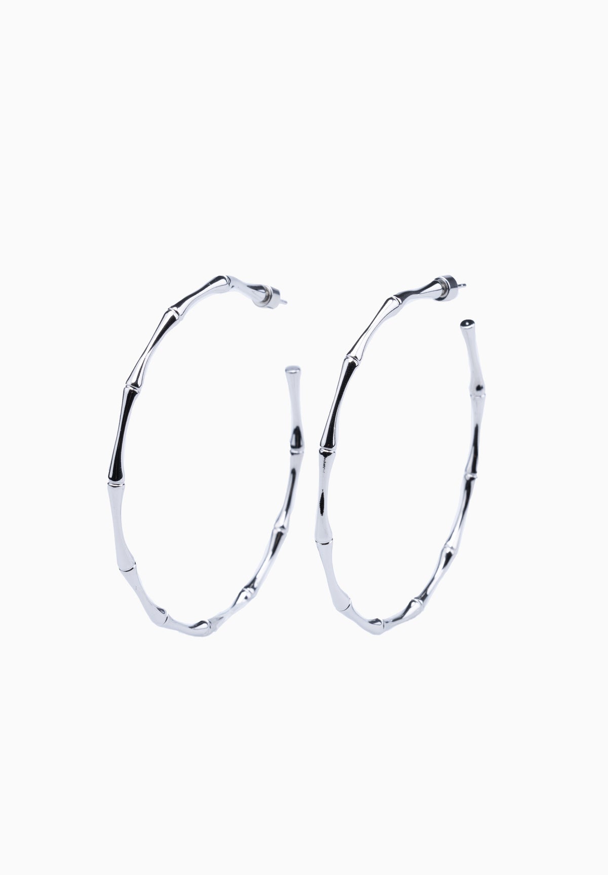 Large Bamboo Hoops (Pair)