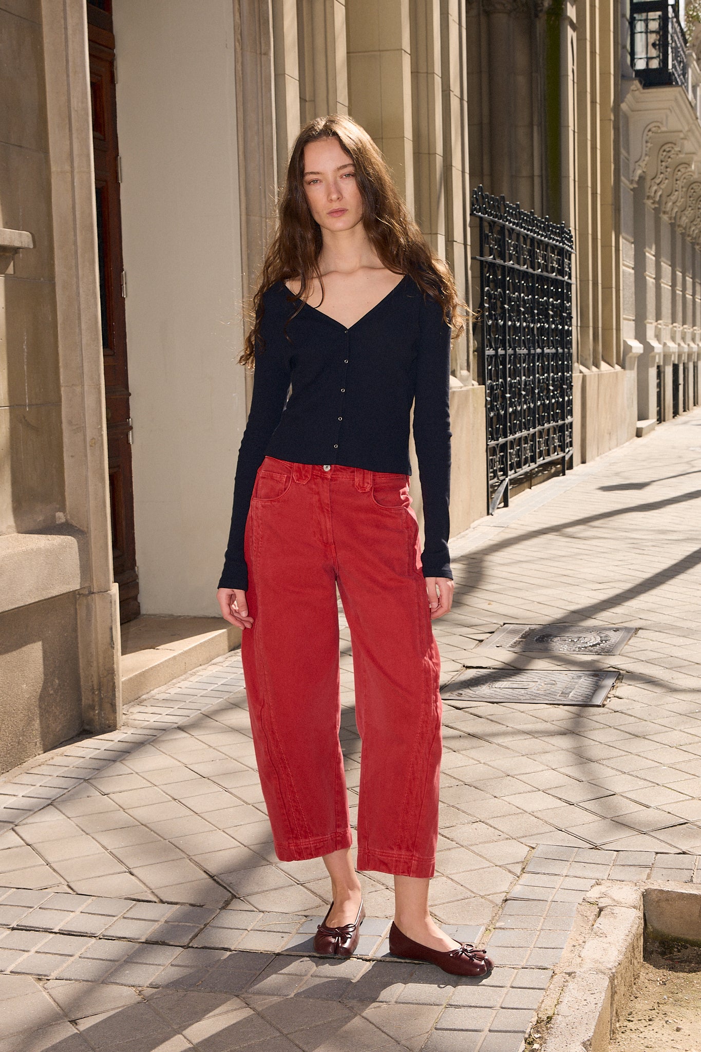 Pantalon Ballon Rouge