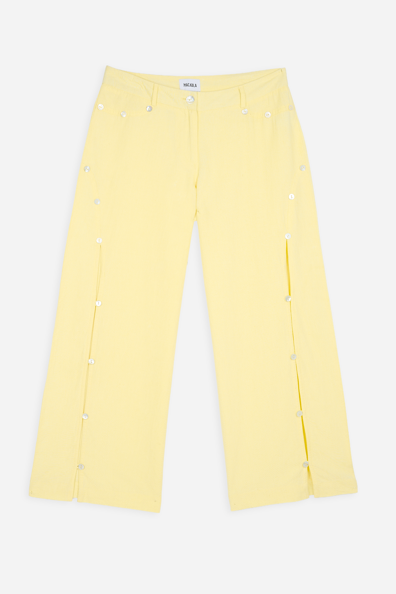 Nacar Buttons Yellow Trousers
