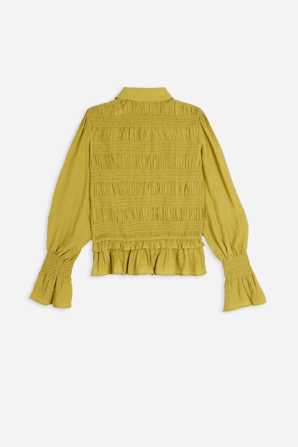 Blusa Engomada Verde Oliva