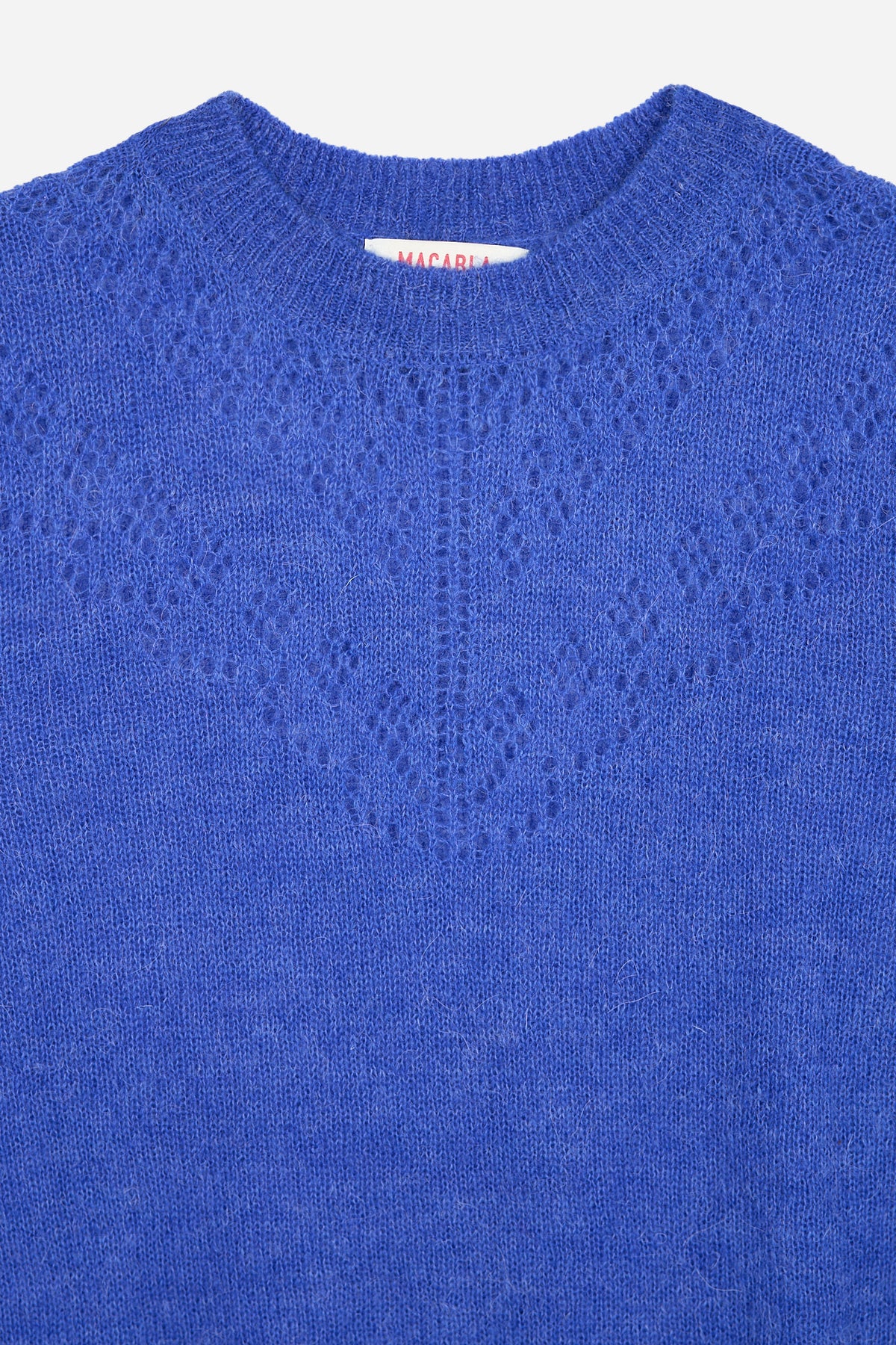 Jersey Pointelle Azul Eléctrico