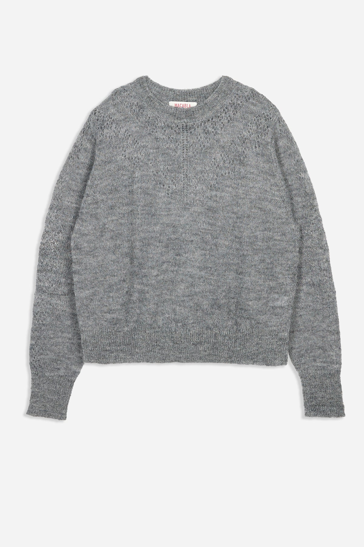 Jersey Pointelle Gris
