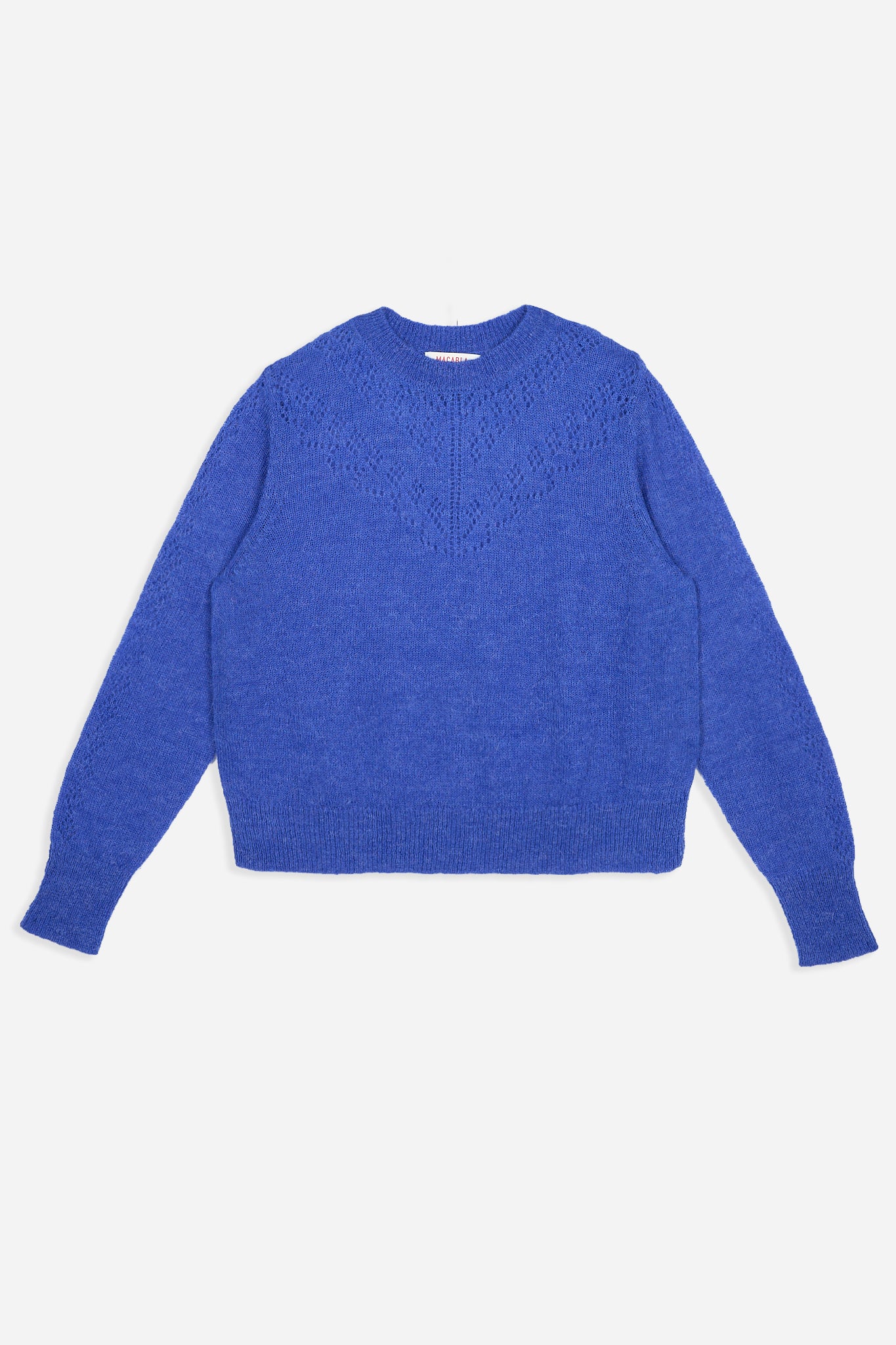 Jersey Pointelle Azul Eléctrico