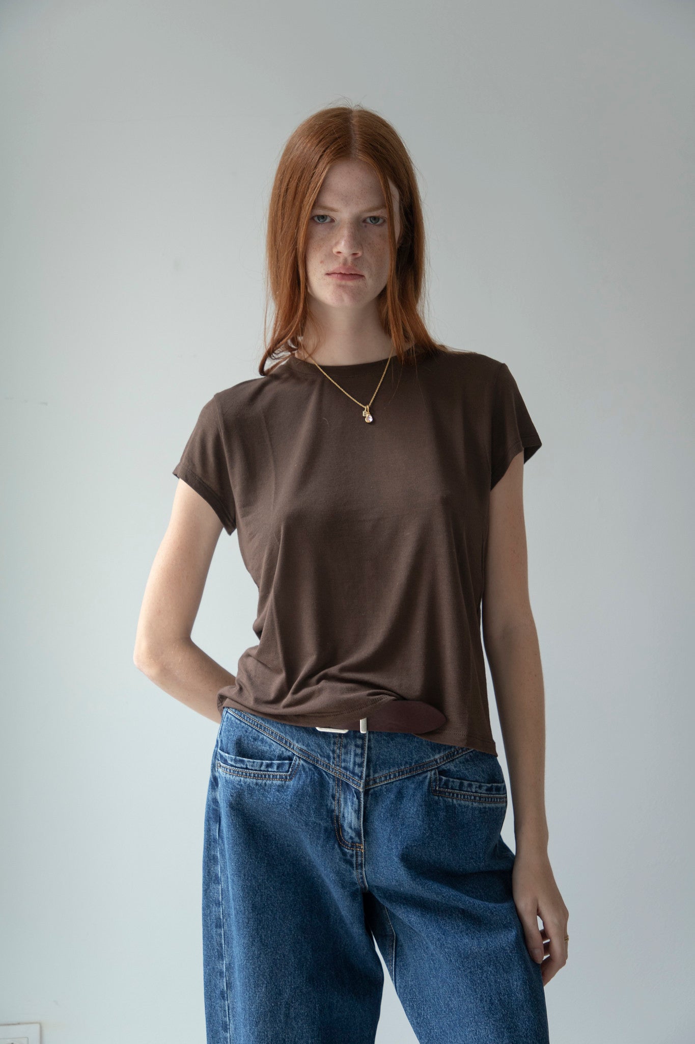 Camiseta Cashmere Marrón