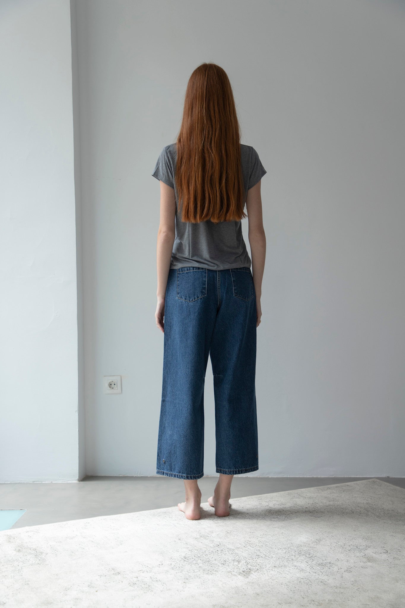 Grey Cashmere T-shirt