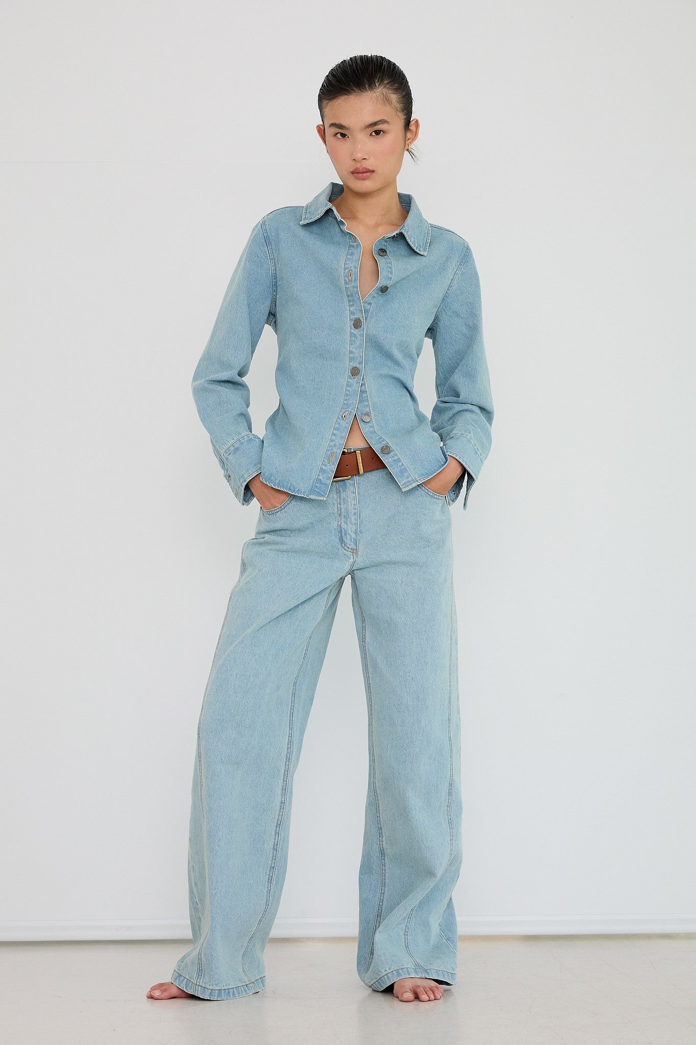 Mid-Rise Blue Jeans