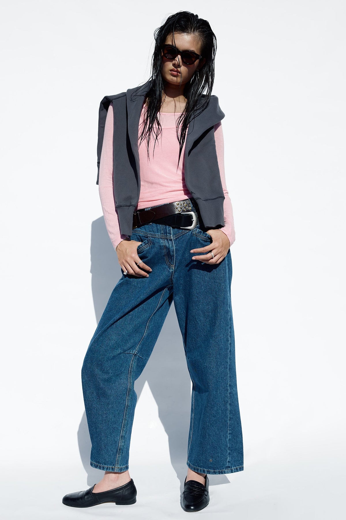 Adjustable Ankle Jeans