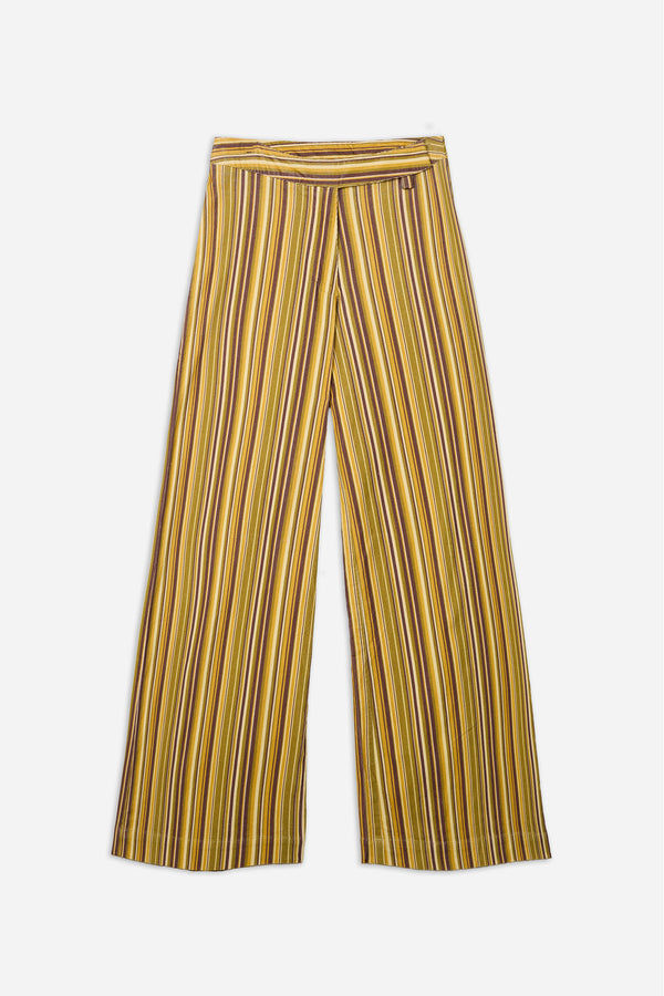 Micro-corduroy Striped Trousers