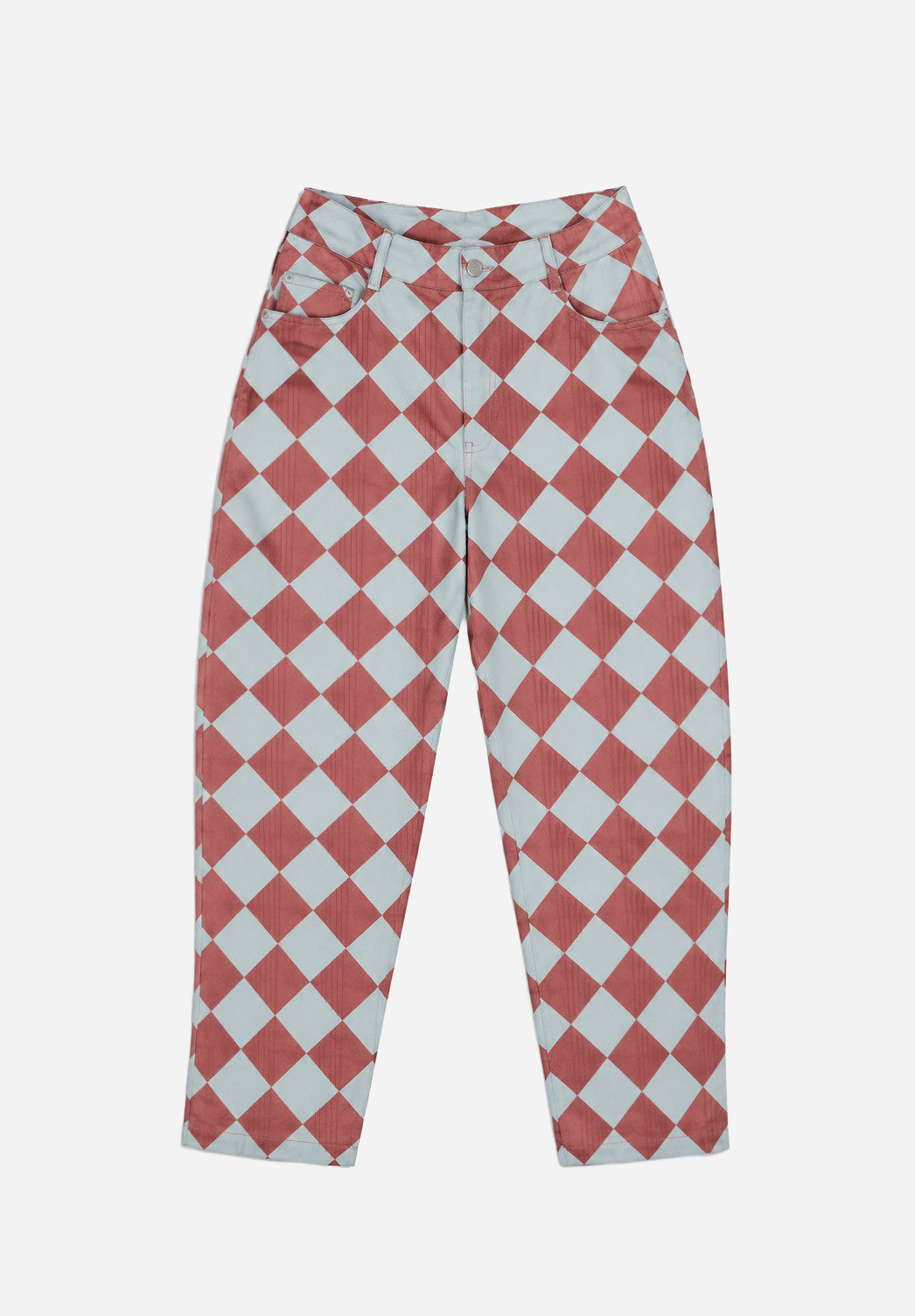 Pantalón Balloon Rombos Azul