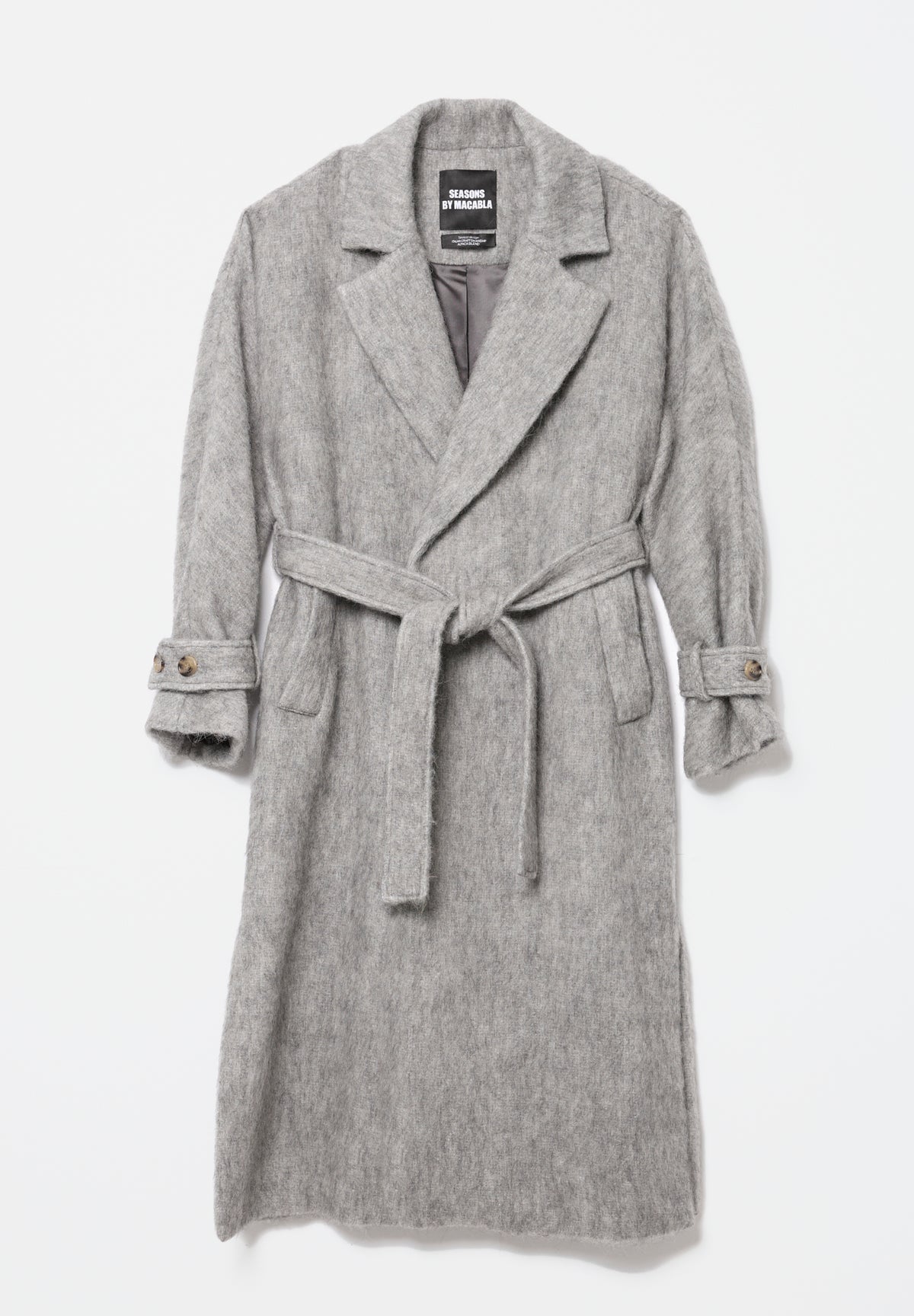 Abrigo Alpaca Gris