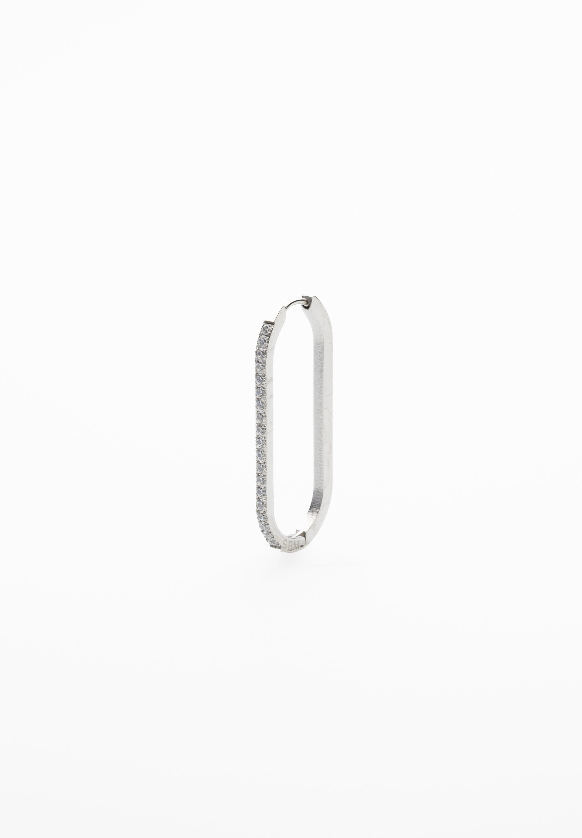 Pendiente Ovalado Circon 50mm (Unidad)