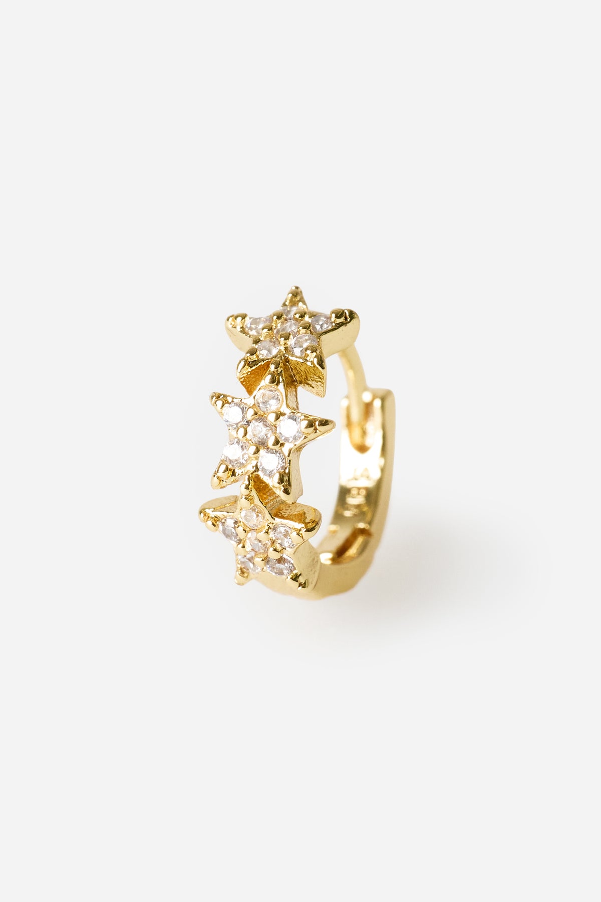 Mini Zircon Star Hoop (Unit)