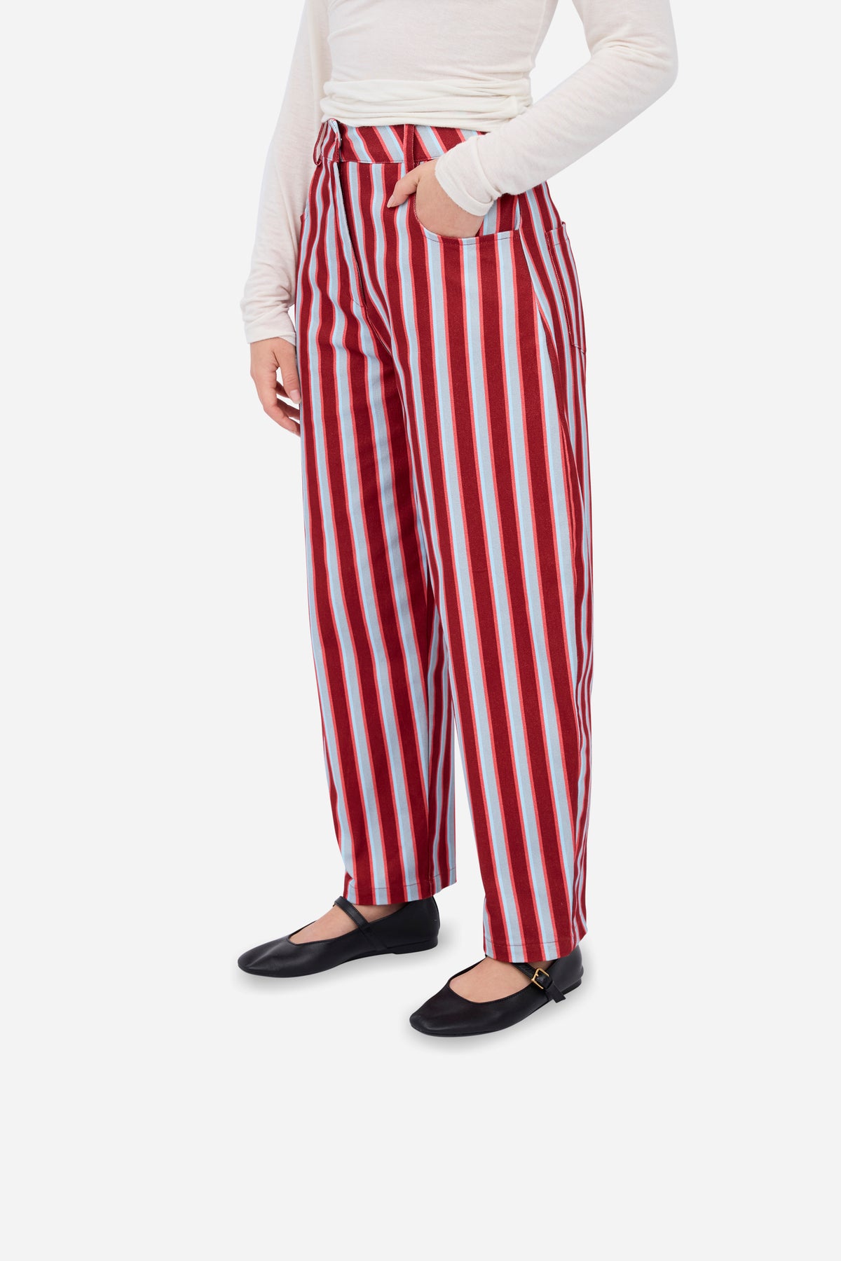 Pantalón Balloon Burgundy Blue
