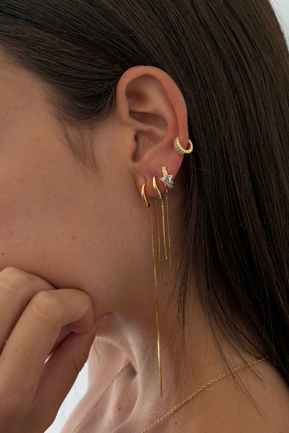 Double Chain Earring (Unit)