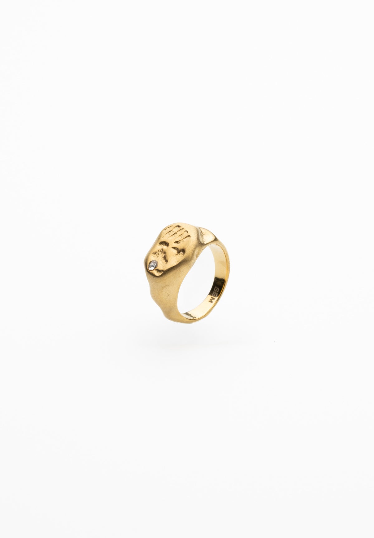 Anillo Redondo Circon Cera