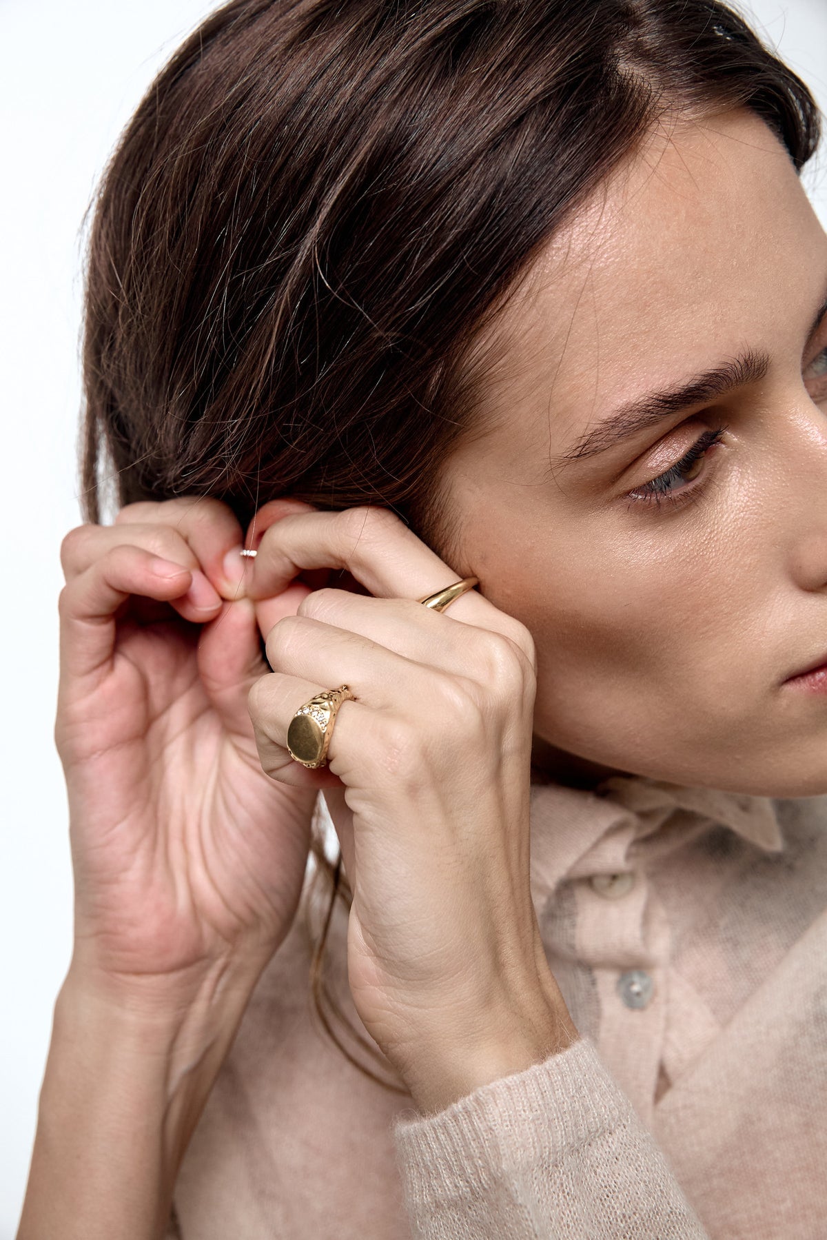 Irregular Oval Ring