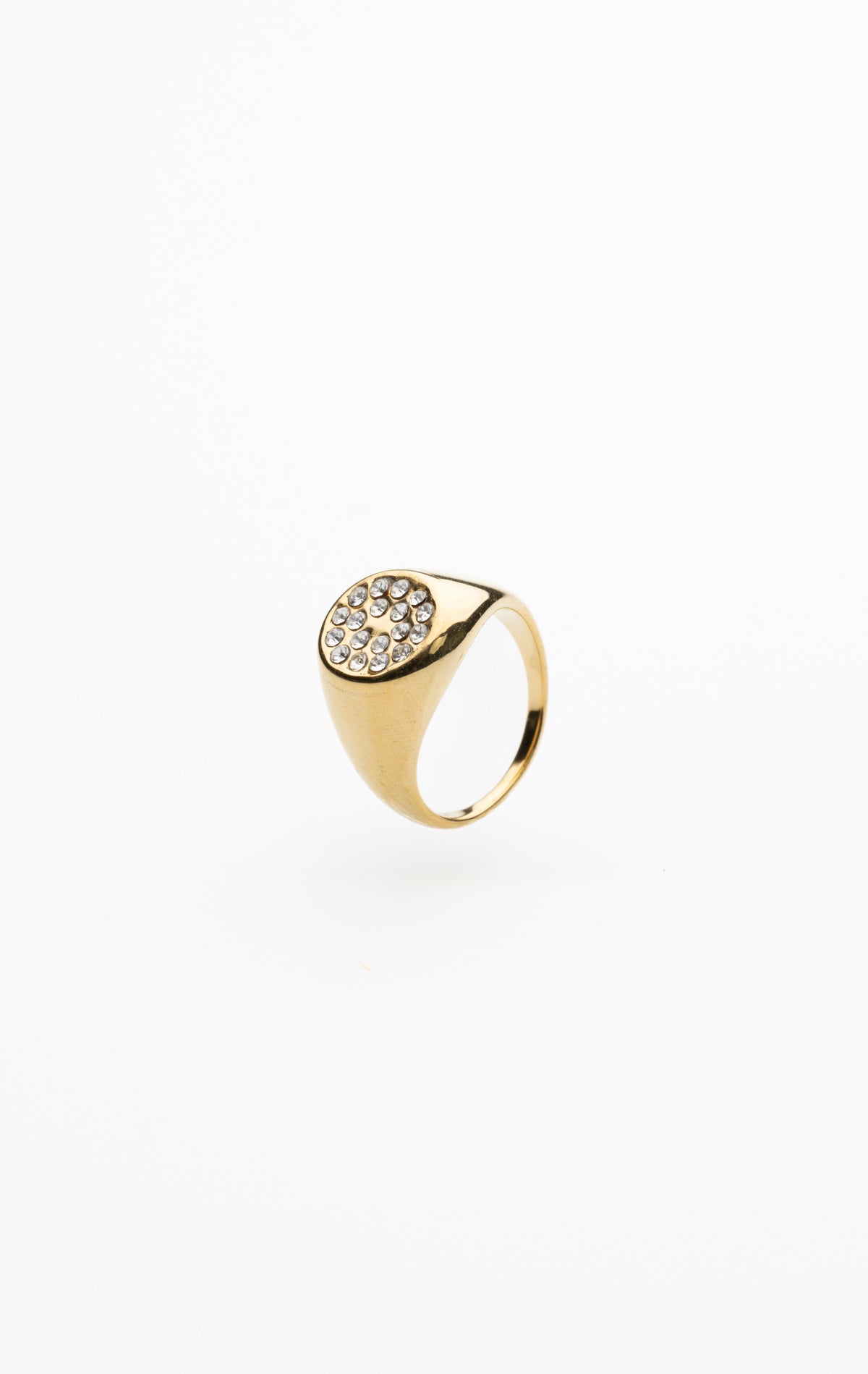 Anillo Sello Circon