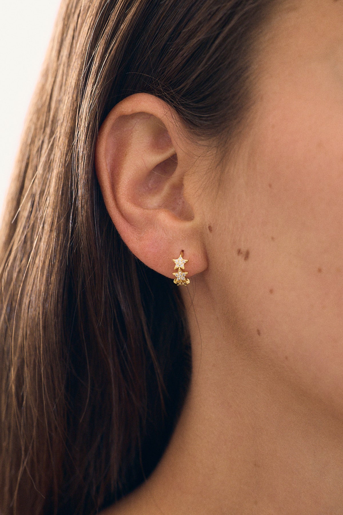Mini Zircon Star Hoop (Unit)