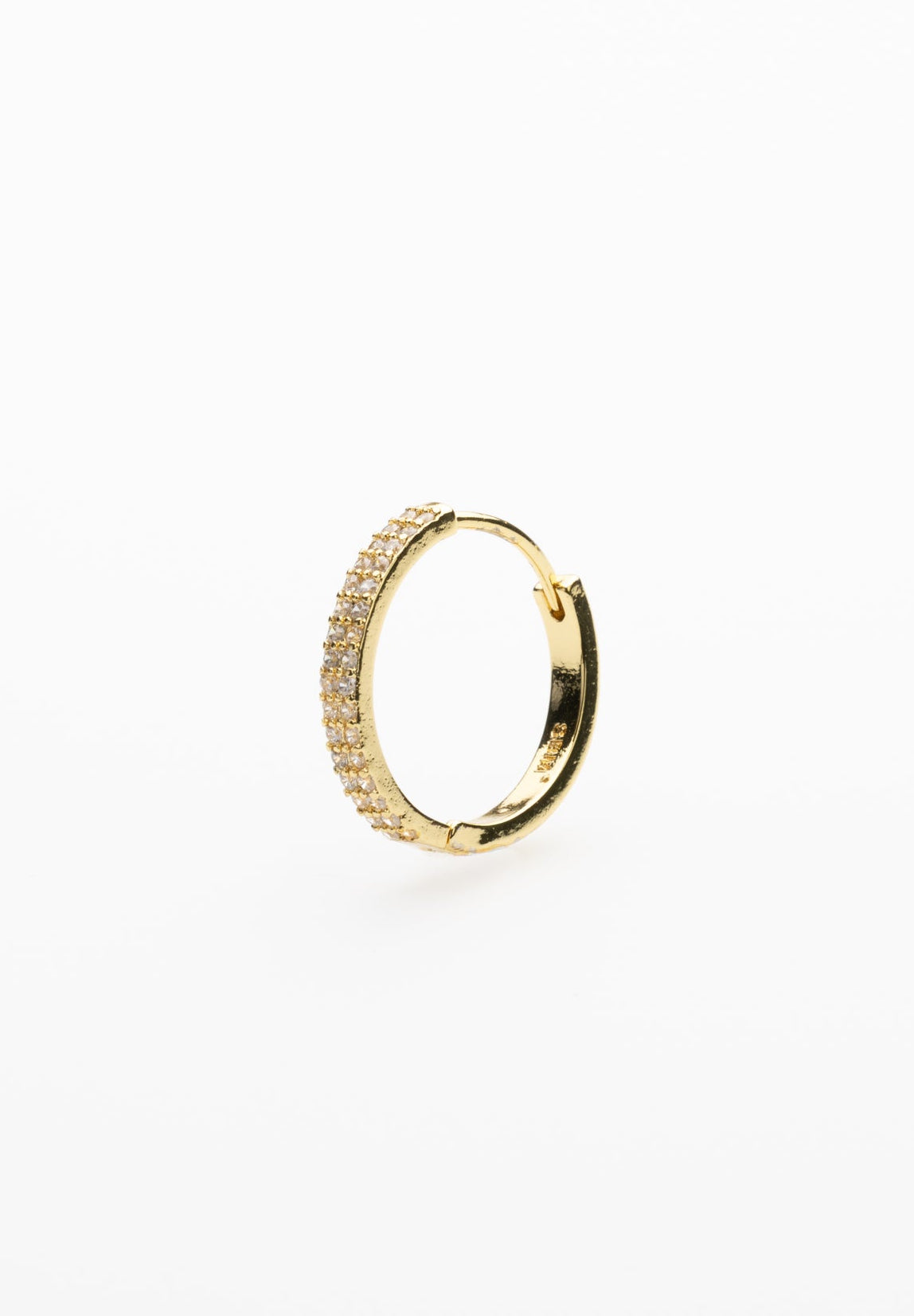 Microzircon earring 16 mm
