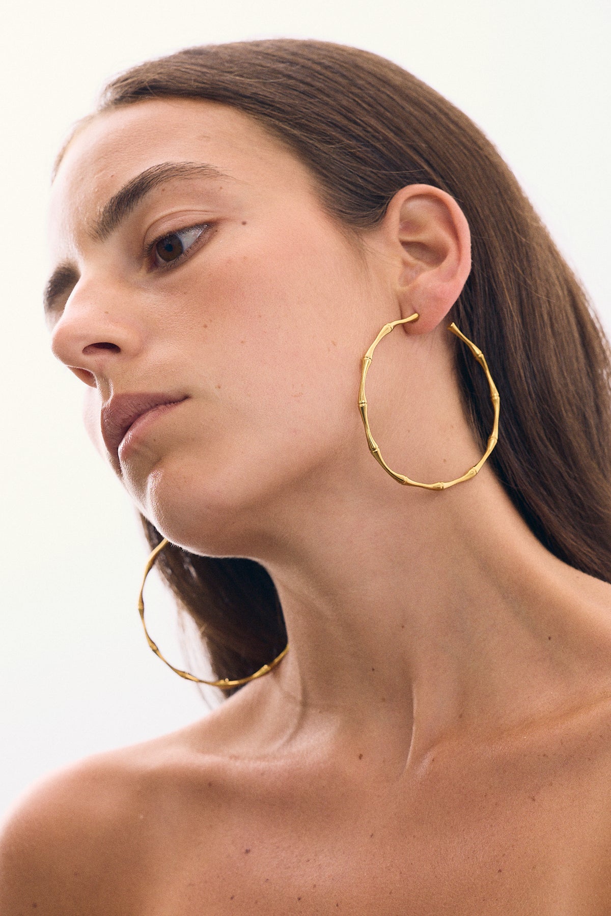 Large Bamboo Hoops (Pair)