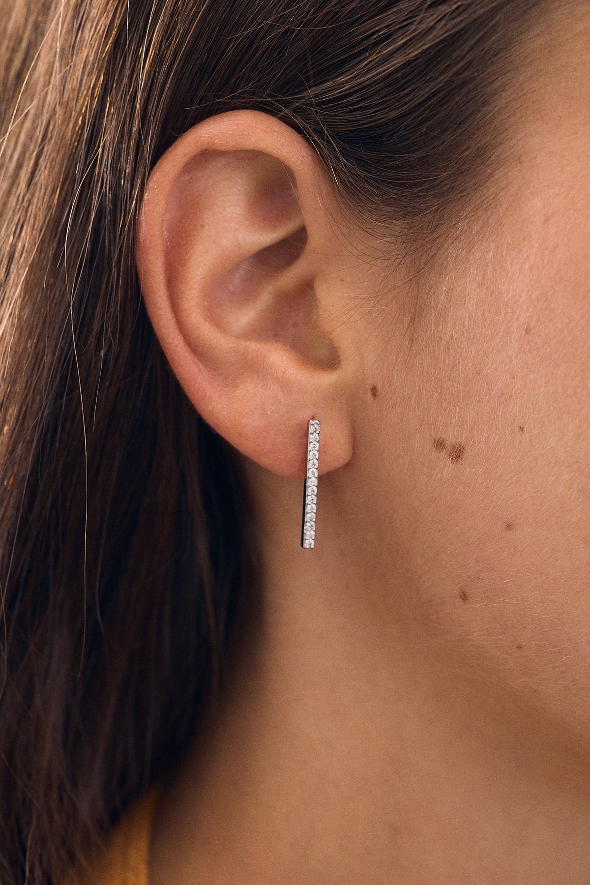 Zircon Bar Earring S