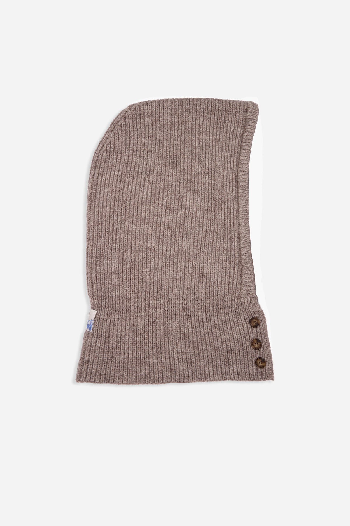 Balaclava Botones Gris Claro