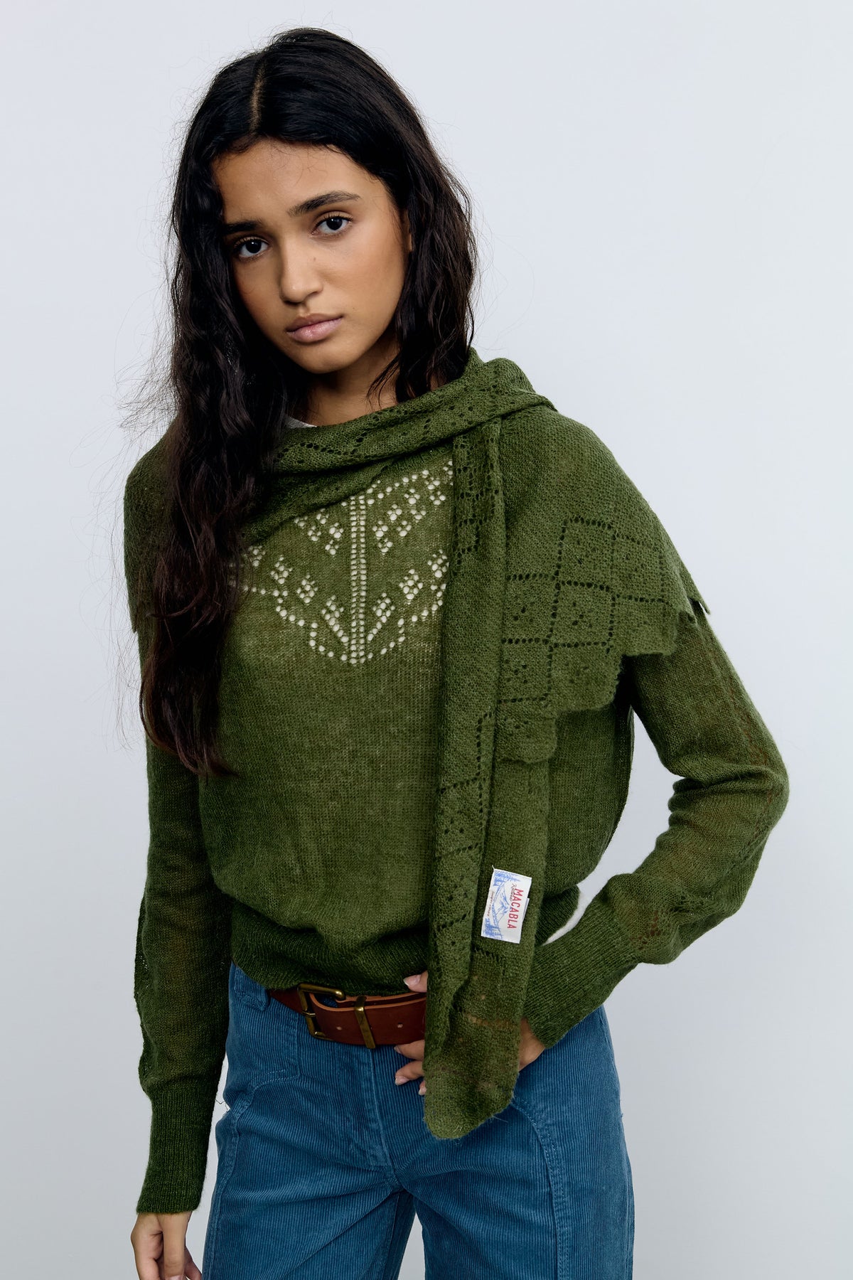 Bandana Pointelle Caqui