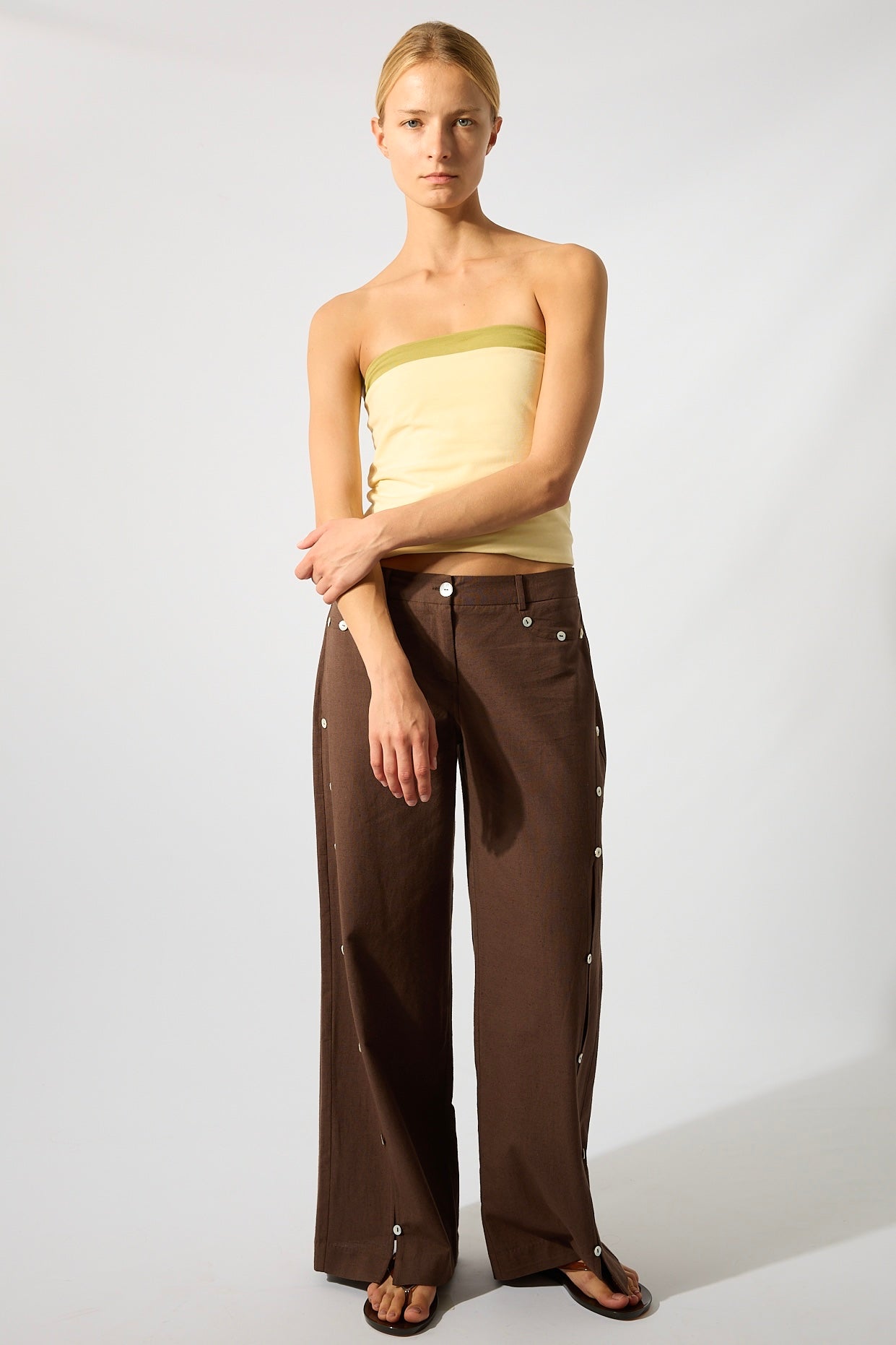 Top Bandeau Amarillo