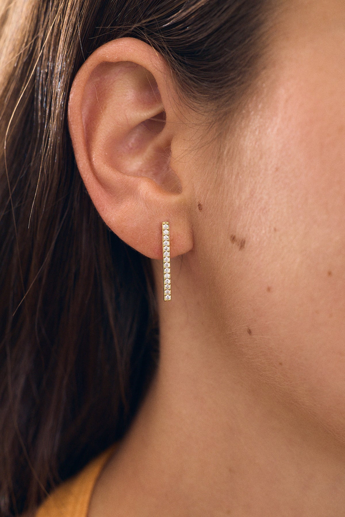 Zircon Bar Earring S