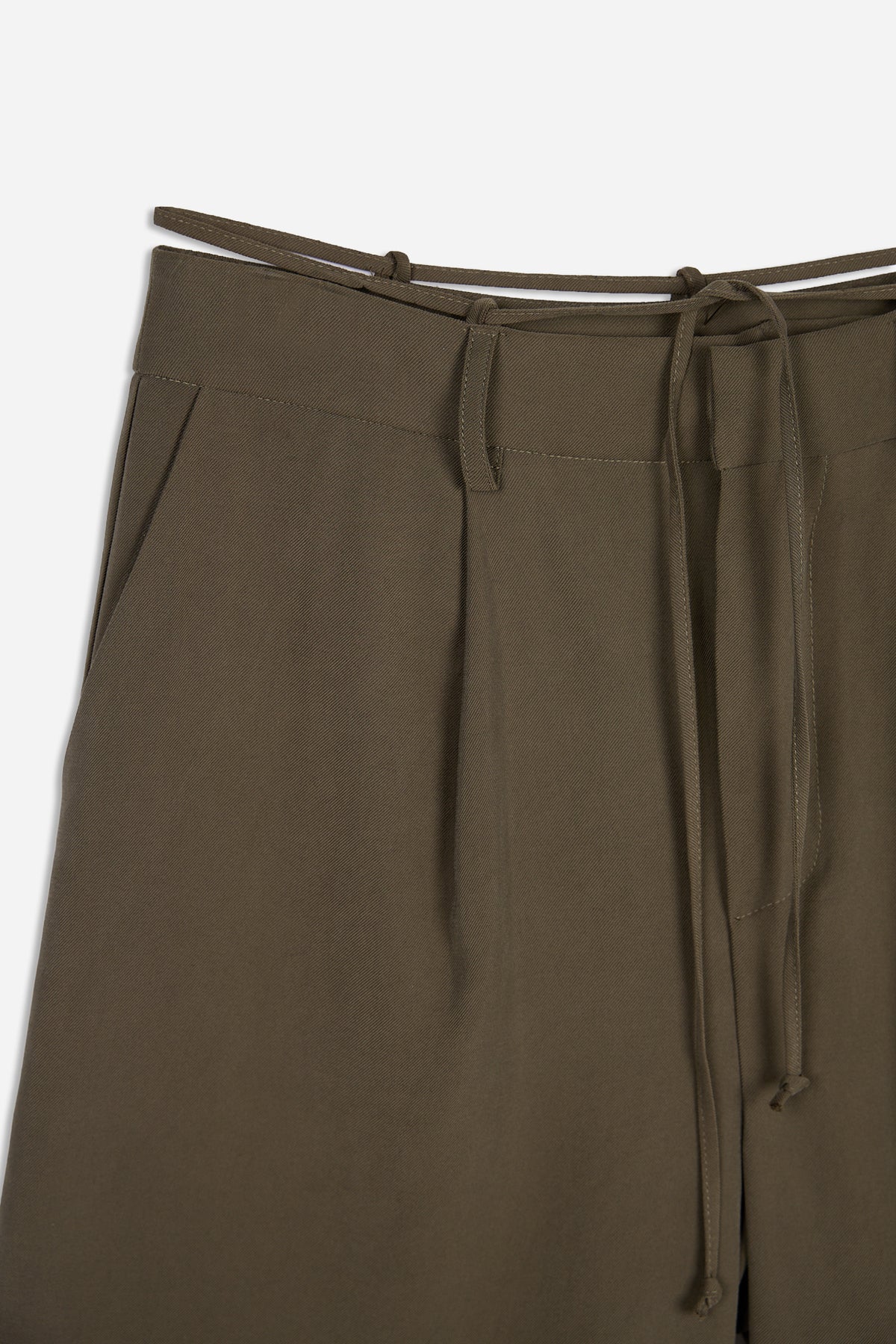 Tencel Bermuda Shorts Khaki 